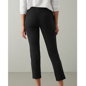J. Jill Black Affinity French Terry Slim Crop Pant